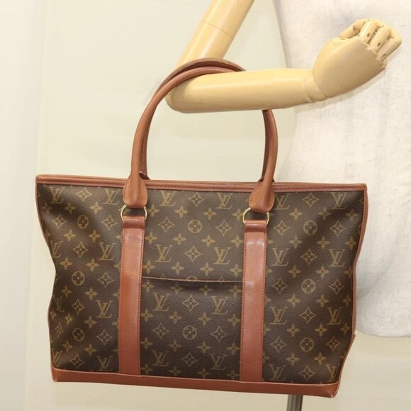 LOUIS VUITTON Monogram Sac Weekend PM Hand Bag M42425 LV Auth 133123 - Picture 1 of 15
